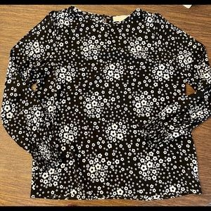 Michael Kors Long Sleeve Top with cold shoulder